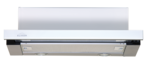Встраиваемая вытяжка  Elikor Интегра GLASS 50Н-400-В2Д нерж/стекло белое