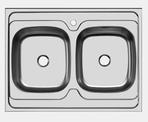 Мойка кухонная  UkInox Стандарт STM 800.600 20--5C 3C