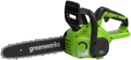 Цепная электрическая пила  GreenWorks G24CS25K4 (c АКБ 4Ач и ЗУ)