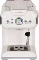 Кофеварка эспрессо  Hyundai HEM-5300 (бежевый/серебристый)