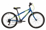 Велосипед  Novatrack 24SHV Racer 12DBL23 (синий)