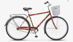 Велосипед  Stels Navigator-300 C Gent 28 Z010 (LU085341/LU091398, 20, бронзовый, 2022, корзина)