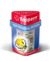 Акссесуар для холодильников  Topperr 3116 (поглотитель запаха для холодильника, лимон/уголь)