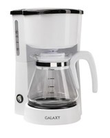 Кофеварка капельная  Galaxy GL 0709 (белый)