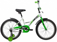 Велосипед  Novatrack Strike 2020 (колеса 20, белый/зеленый/203strike.wtg20)