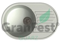 Мойка кухонная  GranFest Quarz (ECO-18) GF-Z18 (серый)